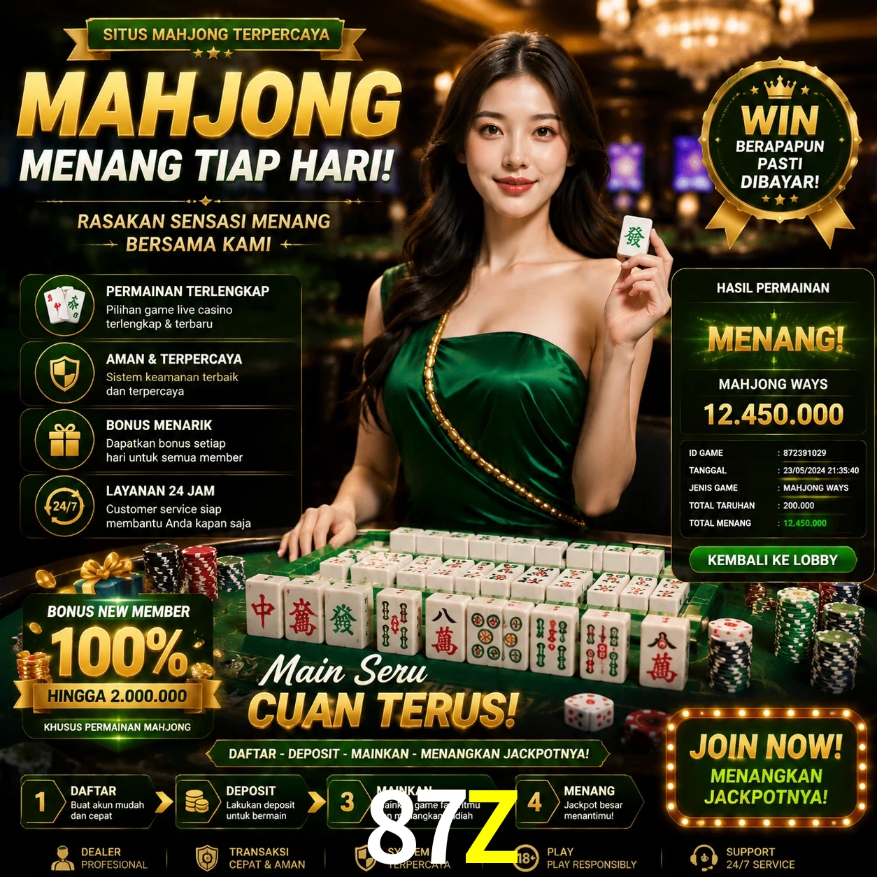 Cashback VIP 87Z - reembolso semanal